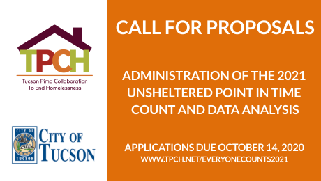 Call for Proposals Feature Image: 2021 Point in Time Count Administration