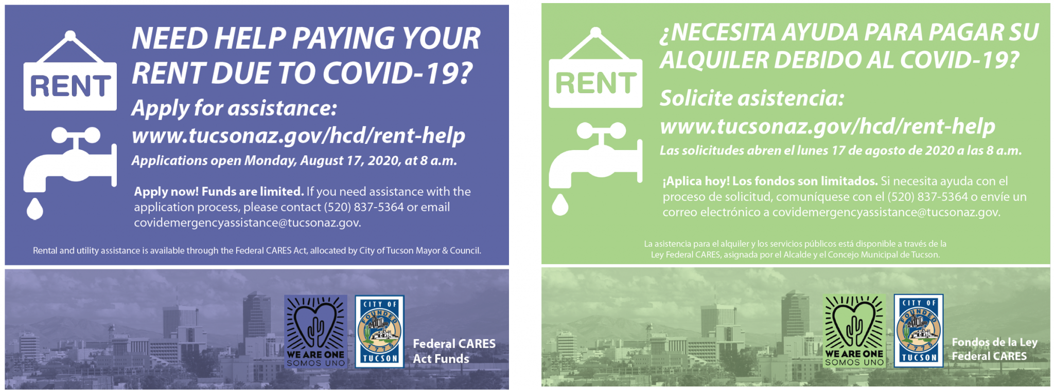 COVID19 Emergency Rent & Utility Assistance Available for Tucson